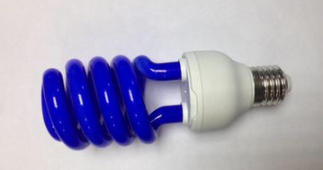 *三基色藍(lán)色半羅節(jié)能燈 中半羅小半羅 彩色