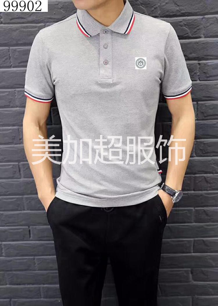 男士短袖翻領(lǐng)商務(wù)polo衫百搭