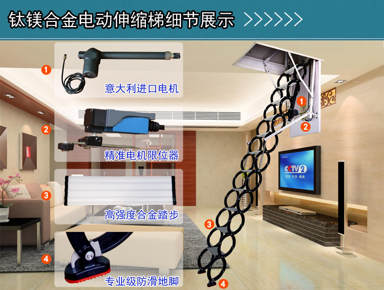 電動(dòng)閣樓伸縮樓