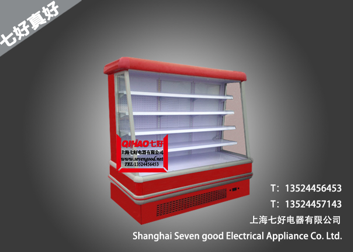 溫州定做水果保鮮柜超市風(fēng)幕柜