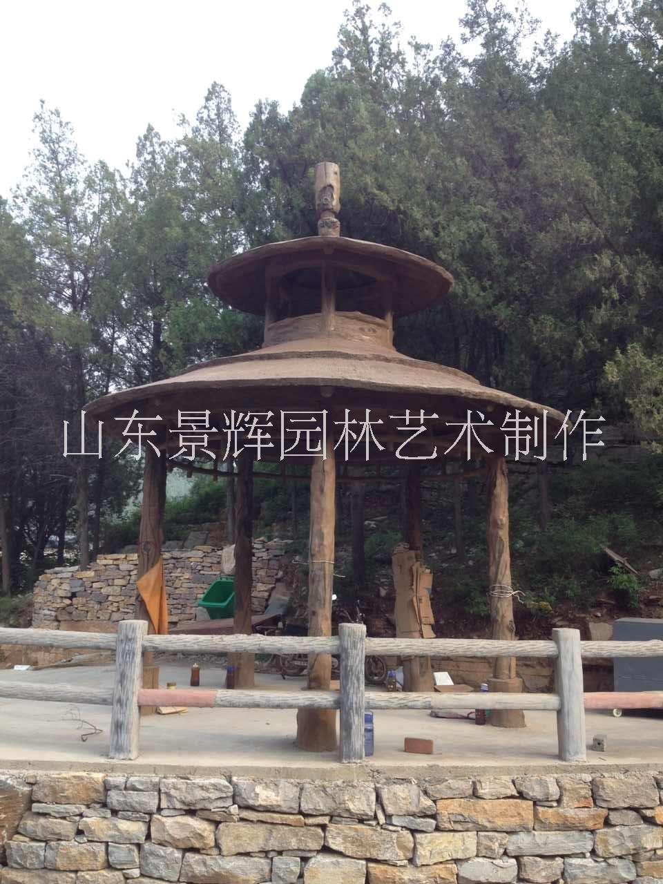 仿木涼亭制作公司/仿木涼亭制作商