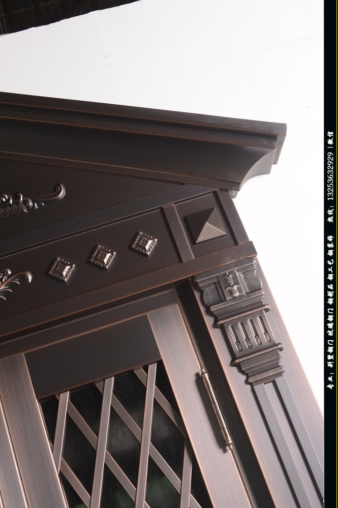 茶樓銅門定做|鄭州銅門廠 地彈簧銅門 品種齊全 歡迎選購