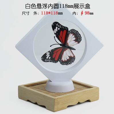 薄膜懸浮首飾展示架飾品透明包裝盒手串手鐲蜜蠟佛珠透明包裝盒文玩南紅、松石、蜜蠟雕件 手表、U盤、藍牙耳機、移動電源、筆