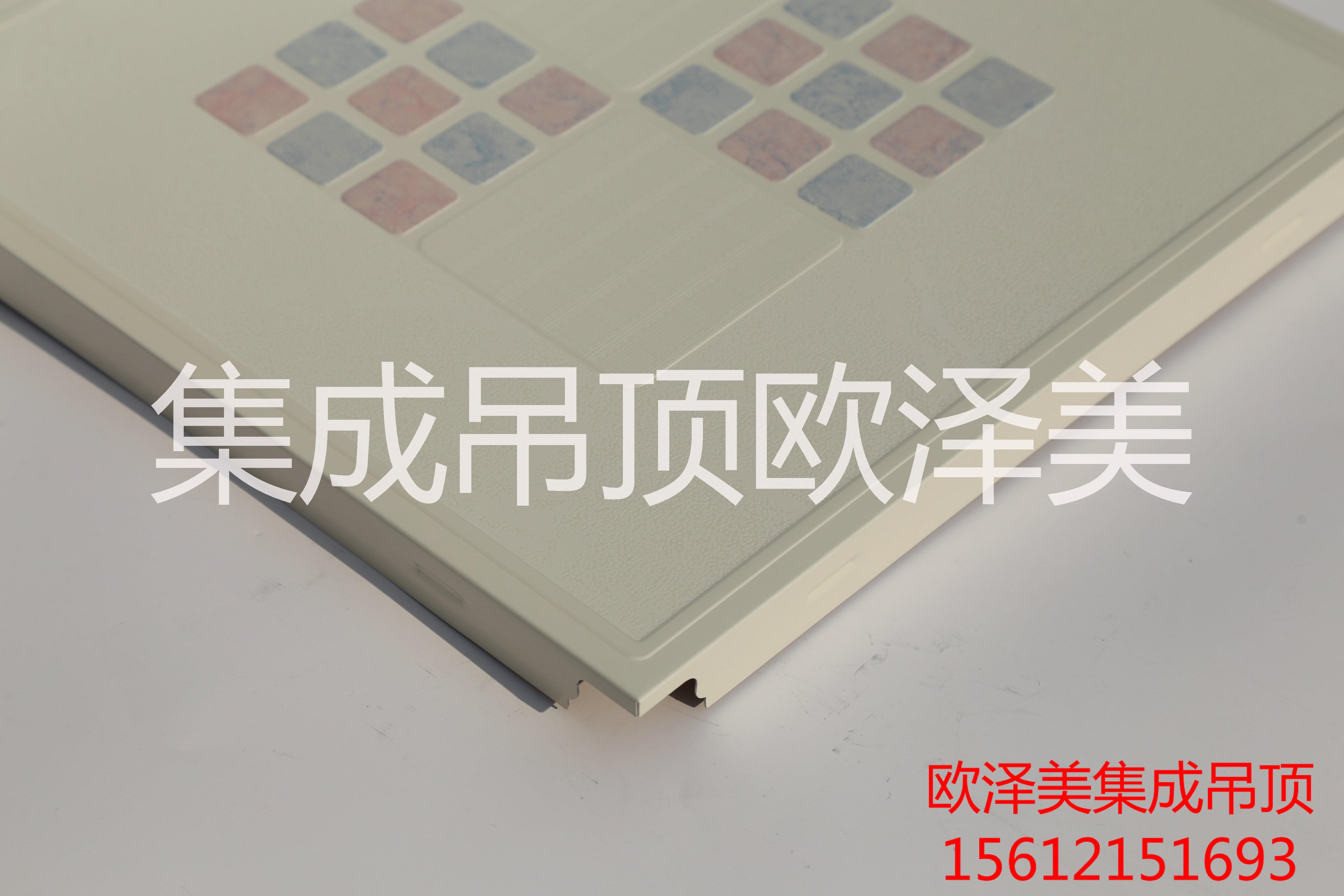 歐澤美 集成吊頂風(fēng)藍(lán)品格廠家直銷(xiāo)300*300鋁扣板