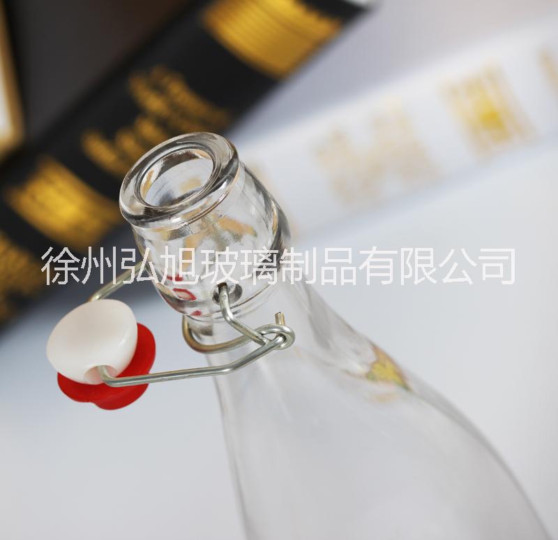 廠家批發(fā)白酒瓶 250ml圓形卡扣儲酒器500