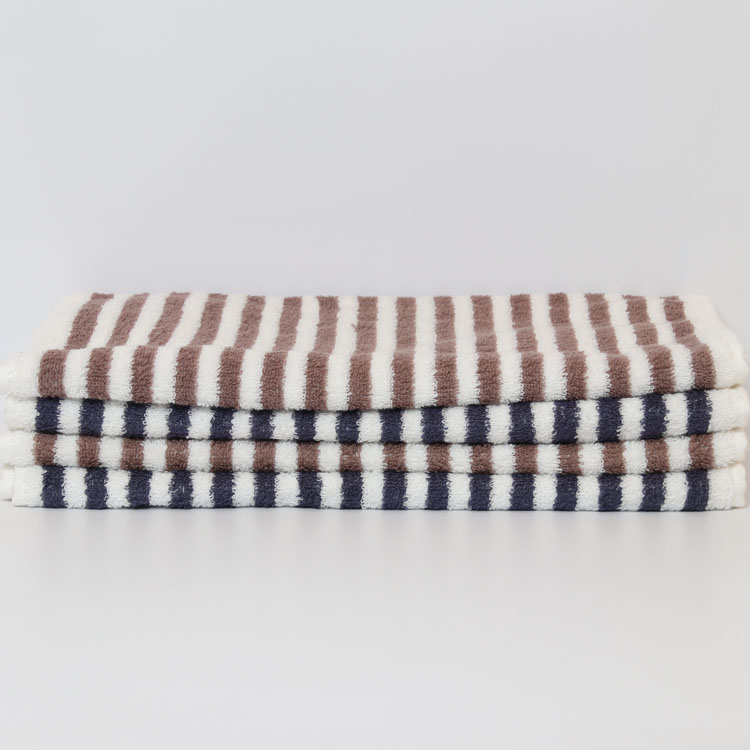 廠家直銷 廠家直銷純棉色織毛巾 *外貿(mào)純棉條紋毛巾 居家面巾 按需求定制