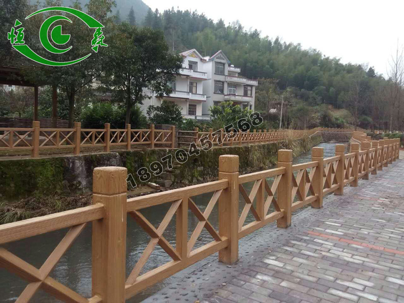 水泥仿木欄桿/護(hù)欄 2X型 江西恒森景觀水泥工藝制品廠