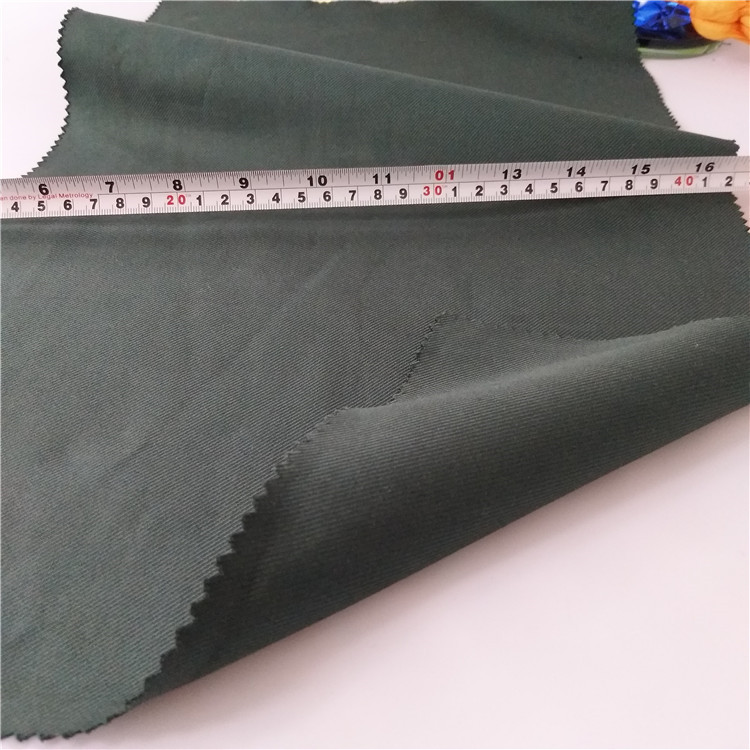 墨綠色斜紋彈力棉布