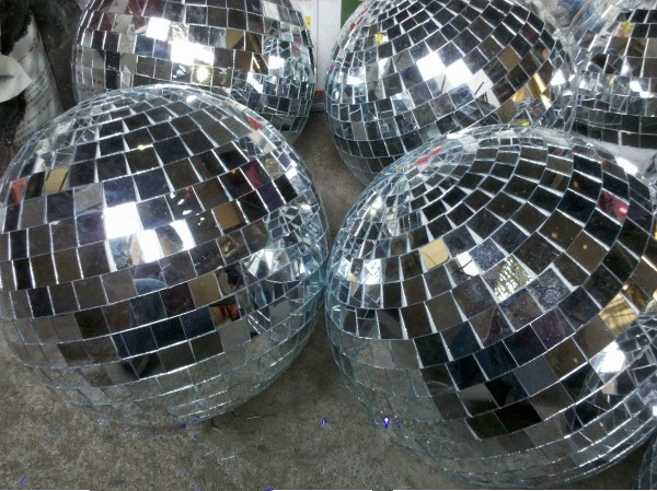 舞臺燈光玻璃球銀色鏡面球 迪斯科球/閃光球/霹靂球/玻璃球/圣誕球/舞臺球/18寸