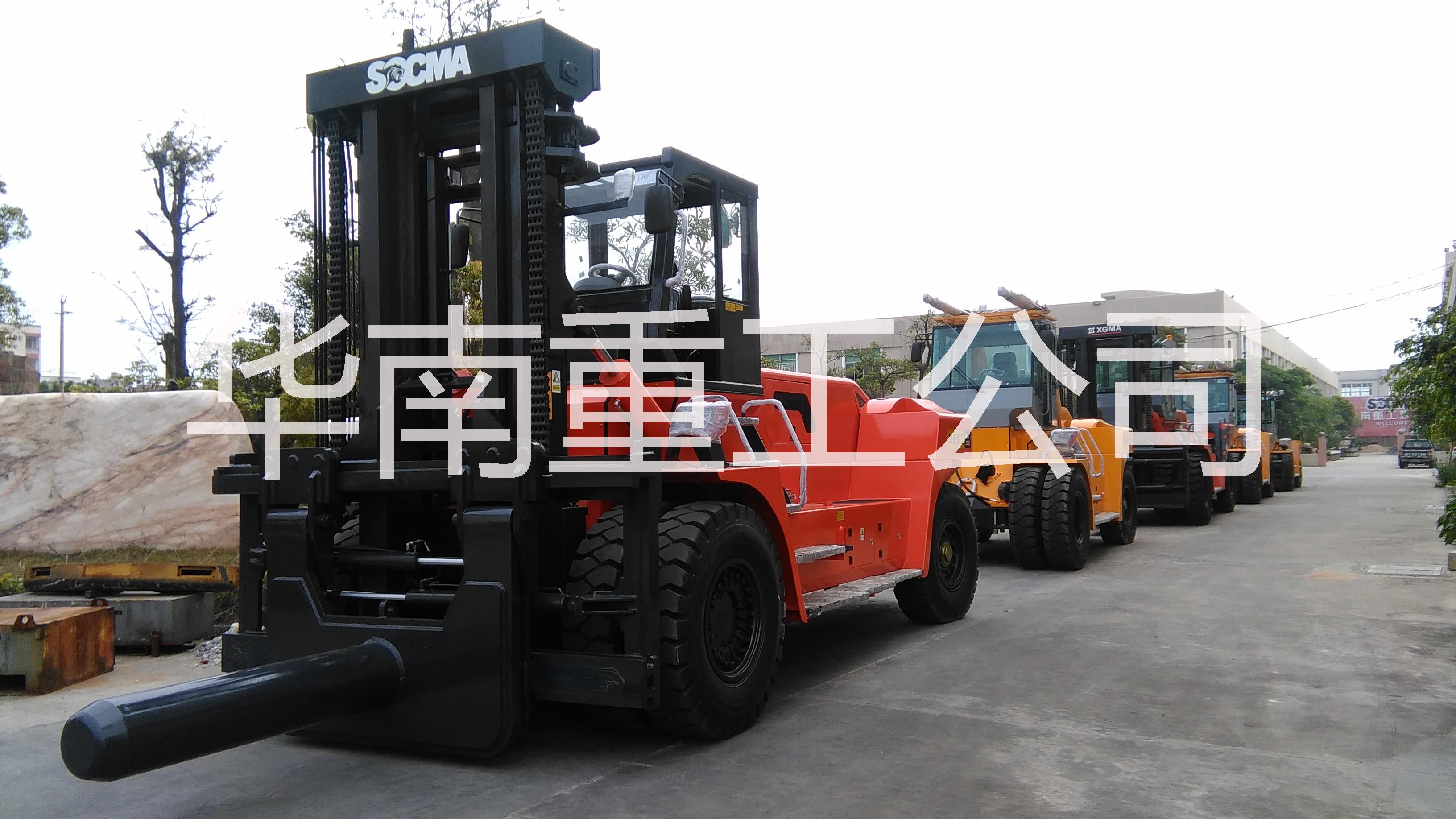 國內(nèi)外重型叉車品牌廠家30噸32集裝箱鋼材石材叉車