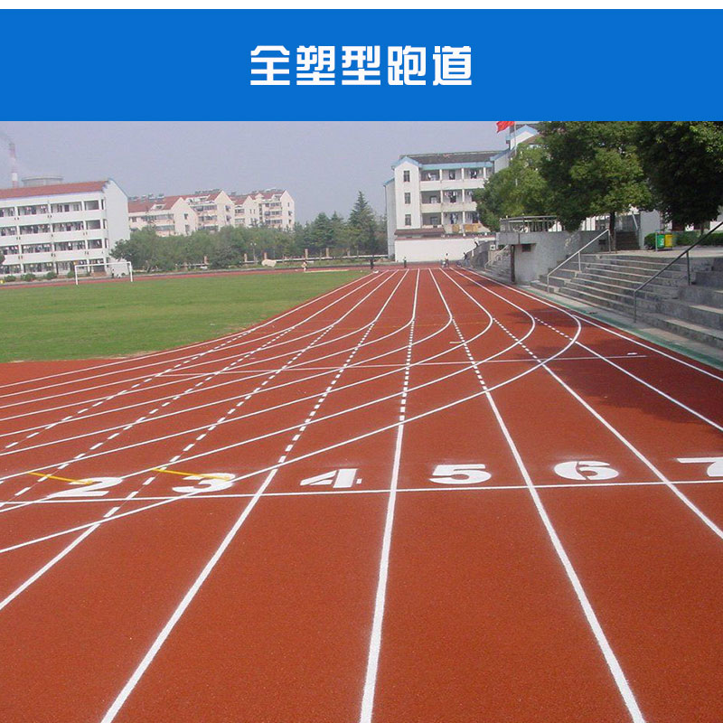 全塑型跑道耐候性好排水優(yōu)良色彩柔和粘接力強價格實惠全塑型跑道廠家供應