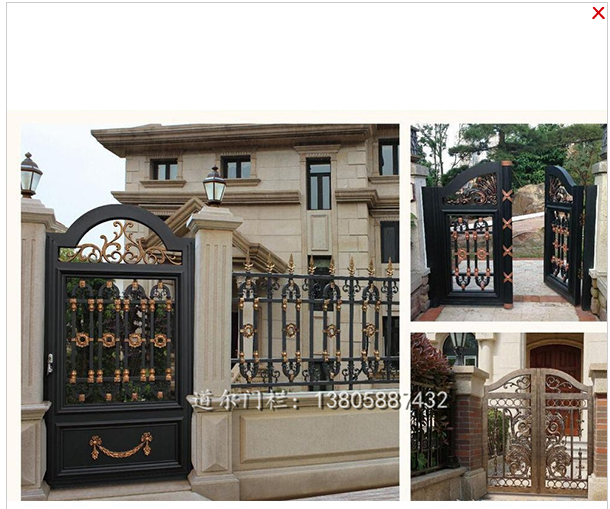 浙江寧波 鋁藝別墅庭院門欄