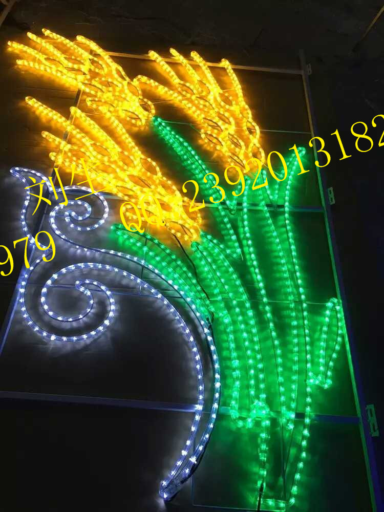 *LED路燈桿造型燈 雙籠結(jié)彩