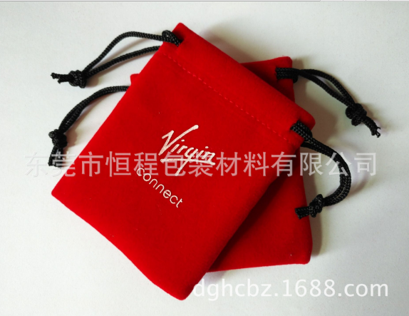 東莞廠家絨布束口袋 飾品禮品包裝袋 移動電源收納袋 東莞絨布束口袋定制工廠 絨布束口袋廠家定制 供應(yīng)絨布束口袋
