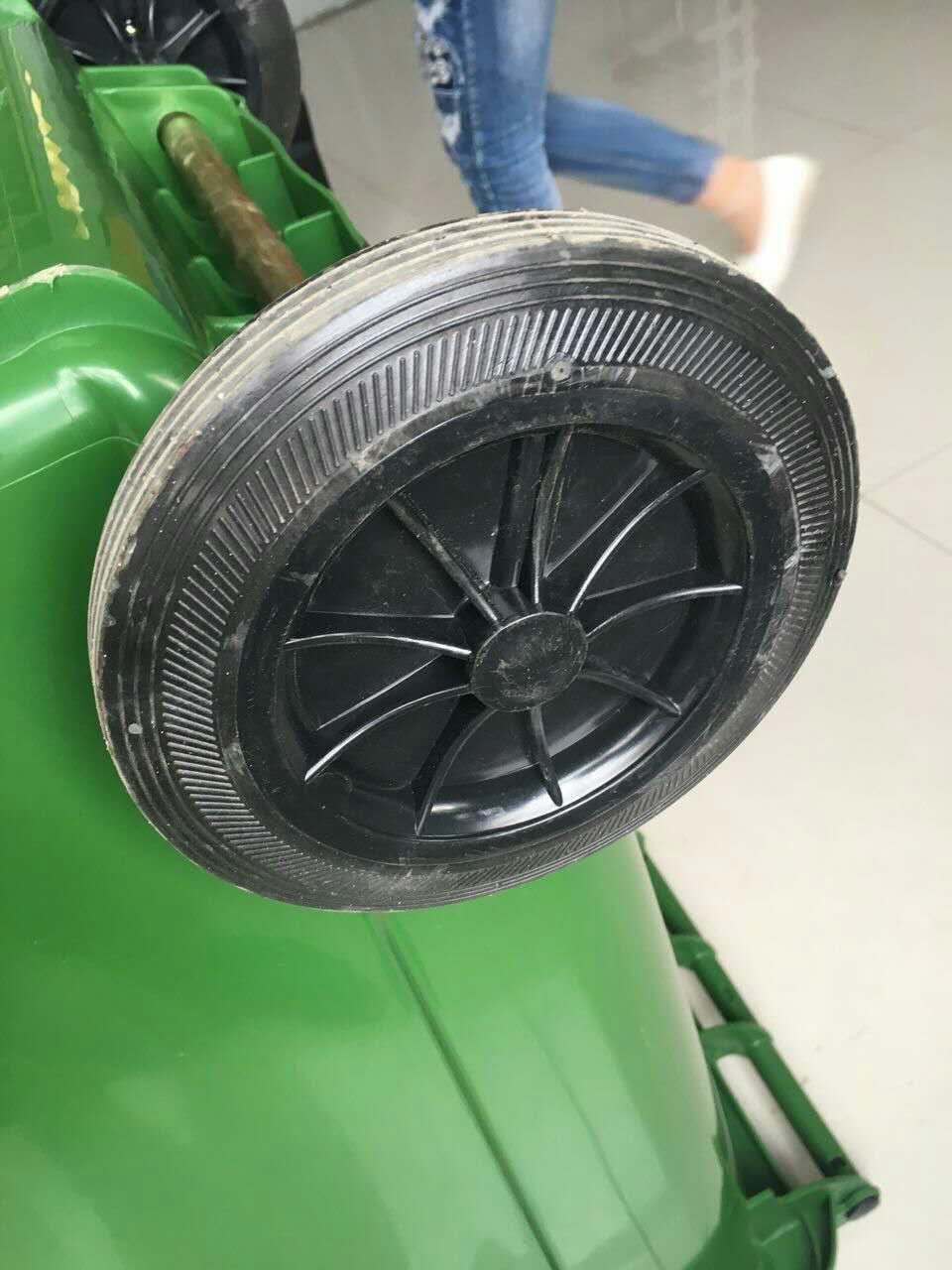 240l鐵質(zhì)戶外環(huán)衛(wèi)垃圾桶 物業(yè)小區(qū)加厚鍍鋅板掛車桶廠家直銷特價