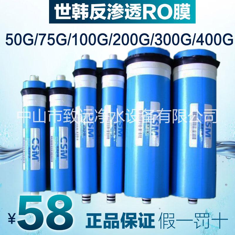 CSM世韓RO膜50G75G100G200G300G400G世韓膜75G凈水器RO反滲透膜純水機濾芯