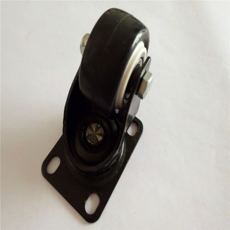 特價1.5寸靜音耐磨雙軸金鉆PU（聚氨酯）萬向輪 家具腳輪 輪子 1.5寸靜音耐磨雙軸金鉆輪