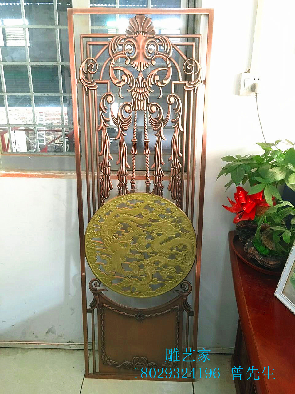 雕藝家定制鋁銅雕藝門花供應酒店KTV家庭裝飾門門花