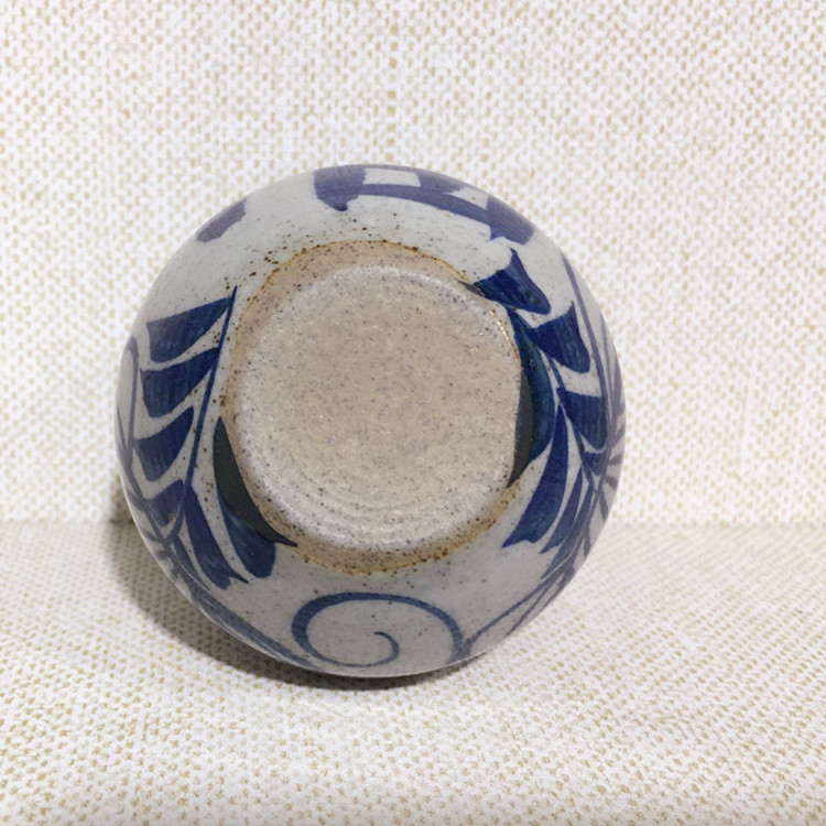 景德鎮(zhèn)陶瓷 家居裝飾手繪青花瓶客廳臺(tái)面擺件水培復(fù)古花插花器  景德鎮(zhèn)陶瓷手繪青花瓶擺件