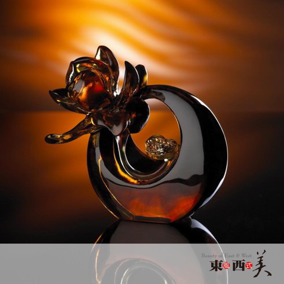 華椢東風(fēng)西式美LI-AR04 客廳擺件 琉璃擺件廠家