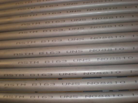 SB407 N08810無縫管, SB407 N08810/800H鎳鐵鉻合金無縫管