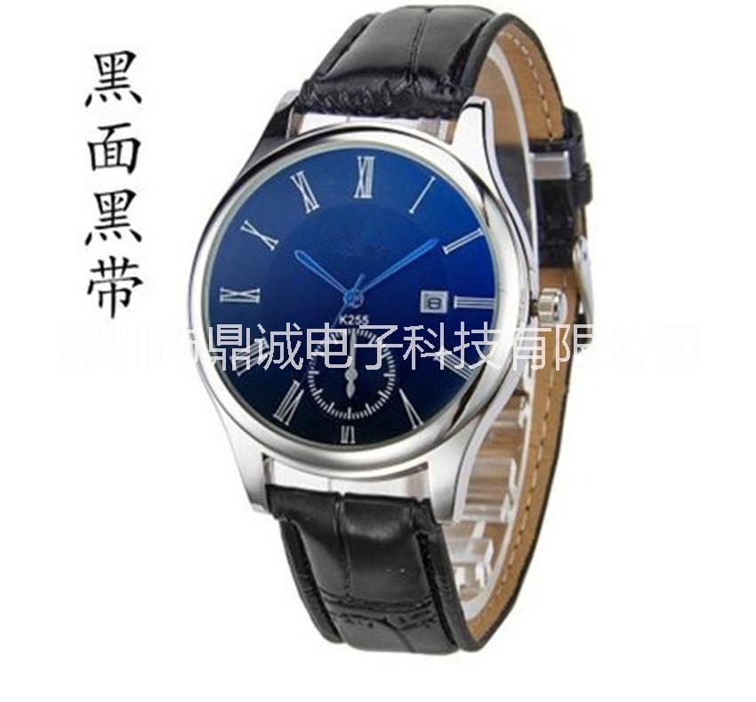 鼎誠廠家直銷*石英手表 藍光玻璃防水男款手表 男款石英表批發(fā)