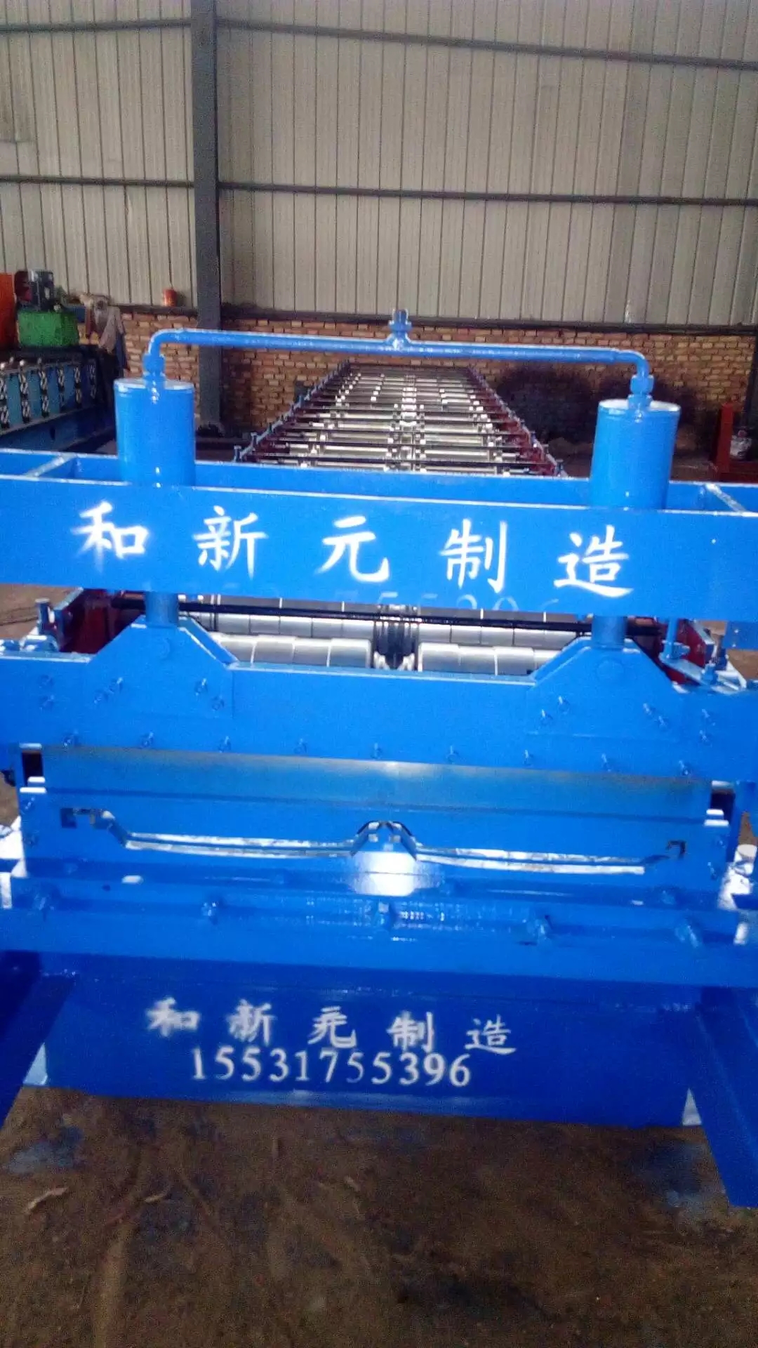 河南南陽(yáng)和新元 820角馳壓瓦機(jī) 全自動(dòng)壓瓦機(jī) 機(jī)器在手勝算在握