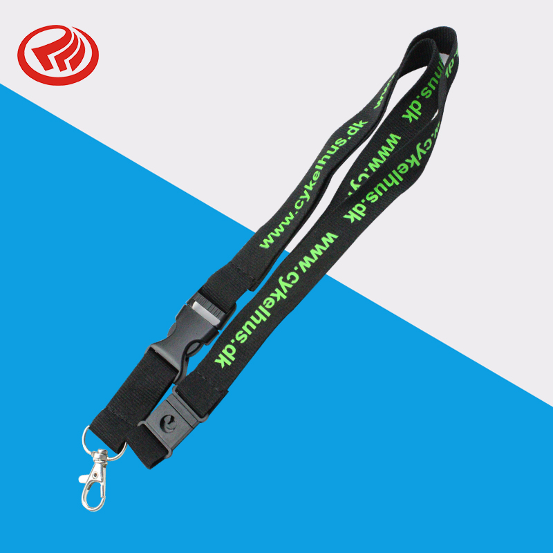 滌綸掛繩 手機(jī)*掛繩 廠牌胸卡掛帶 廠家直銷胸卡金屬配件掛帶 熱轉(zhuǎn)印工藝 定制logo