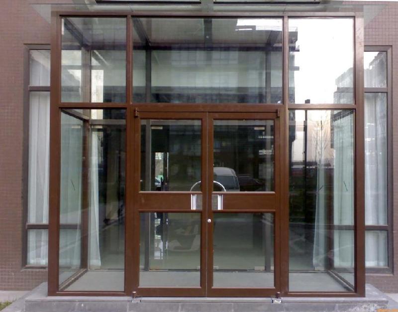 石家莊玻璃隔斷自動門肯德基門