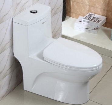 廠家直銷虹吸式馬桶靜音節(jié)水連體坐便器大口徑防臭抽水馬桶座便