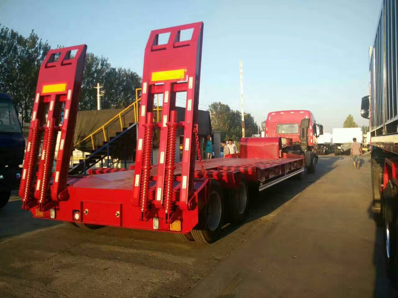 湖南半掛車報價 湖南標配掛車報價 云南標配掛車報價運輸半掛車