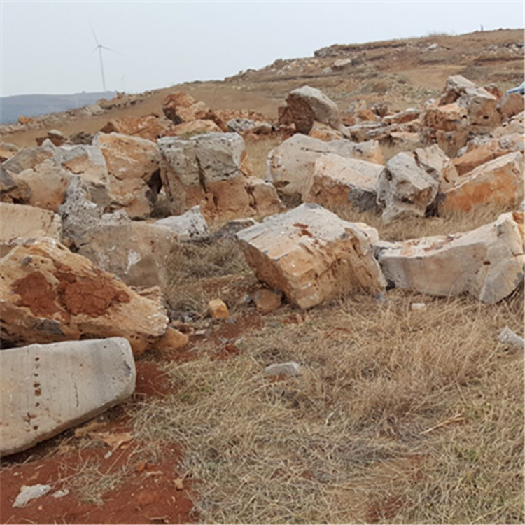 廠家直銷景觀石 園林景觀石材 晚霞紅景觀石  承接各種假山安裝