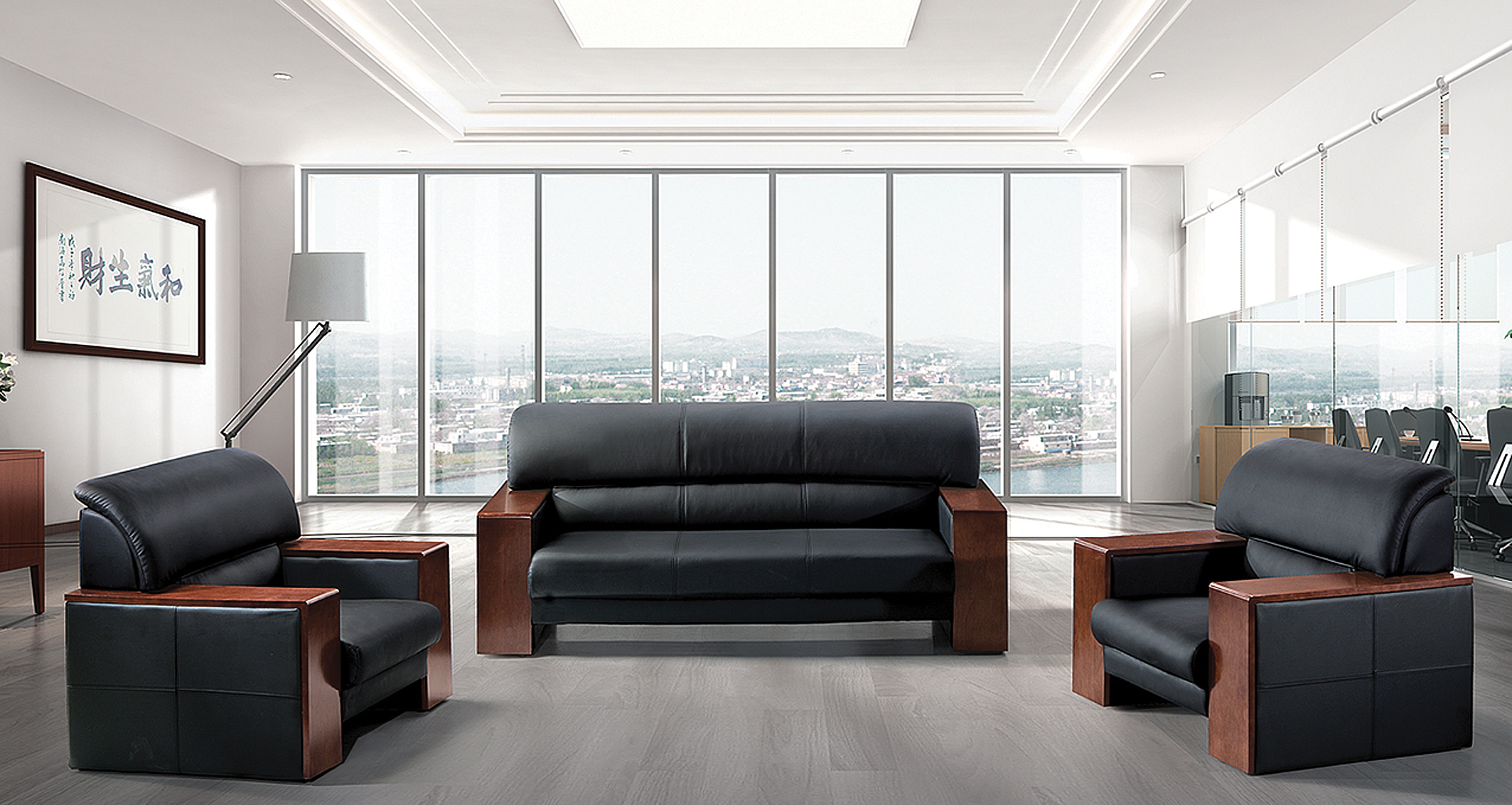 辦公沙發(fā)茶幾專賣襄陽市公司沙發(fā)真皮沙發(fā)價格會客沙發(fā)款式襄陽河南