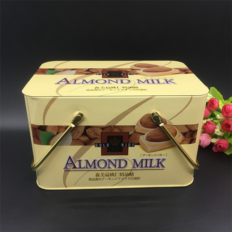 手提鐵盒包裝 烘焙食品禮品包裝罐