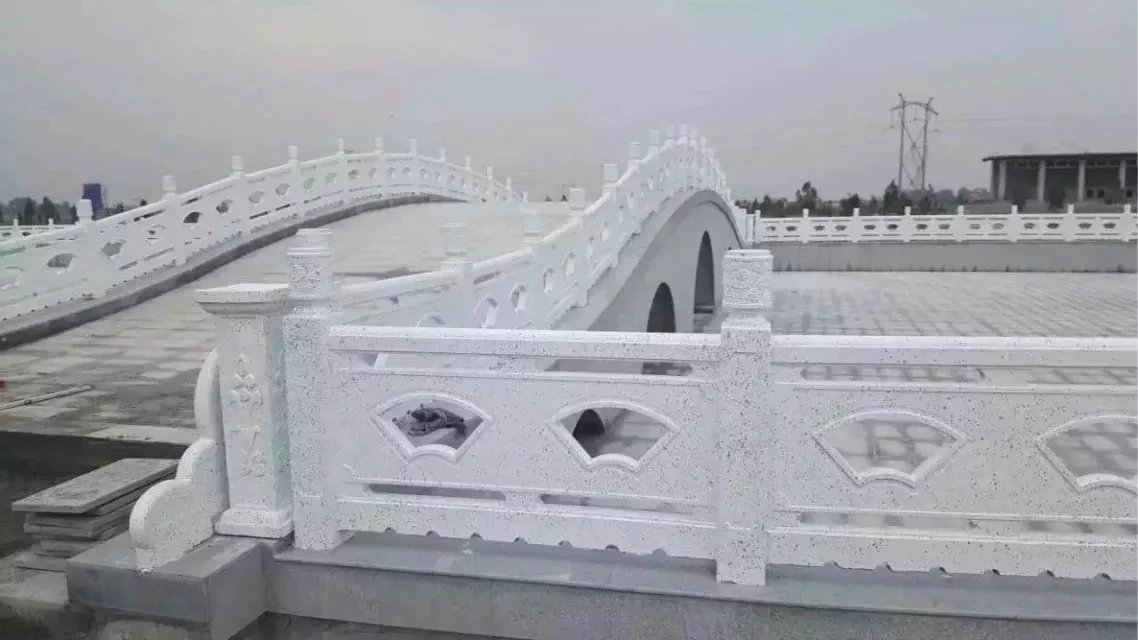 仿石護(hù)欄 扇形護(hù)欄 河堤護(hù)欄