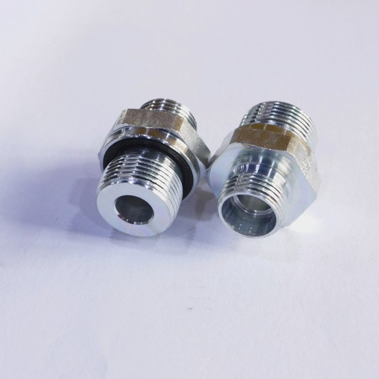 原裝parker派克端直通接頭GE18L碳鋼材質公制外螺紋帶O形圈 派克端直通接頭GEO18L