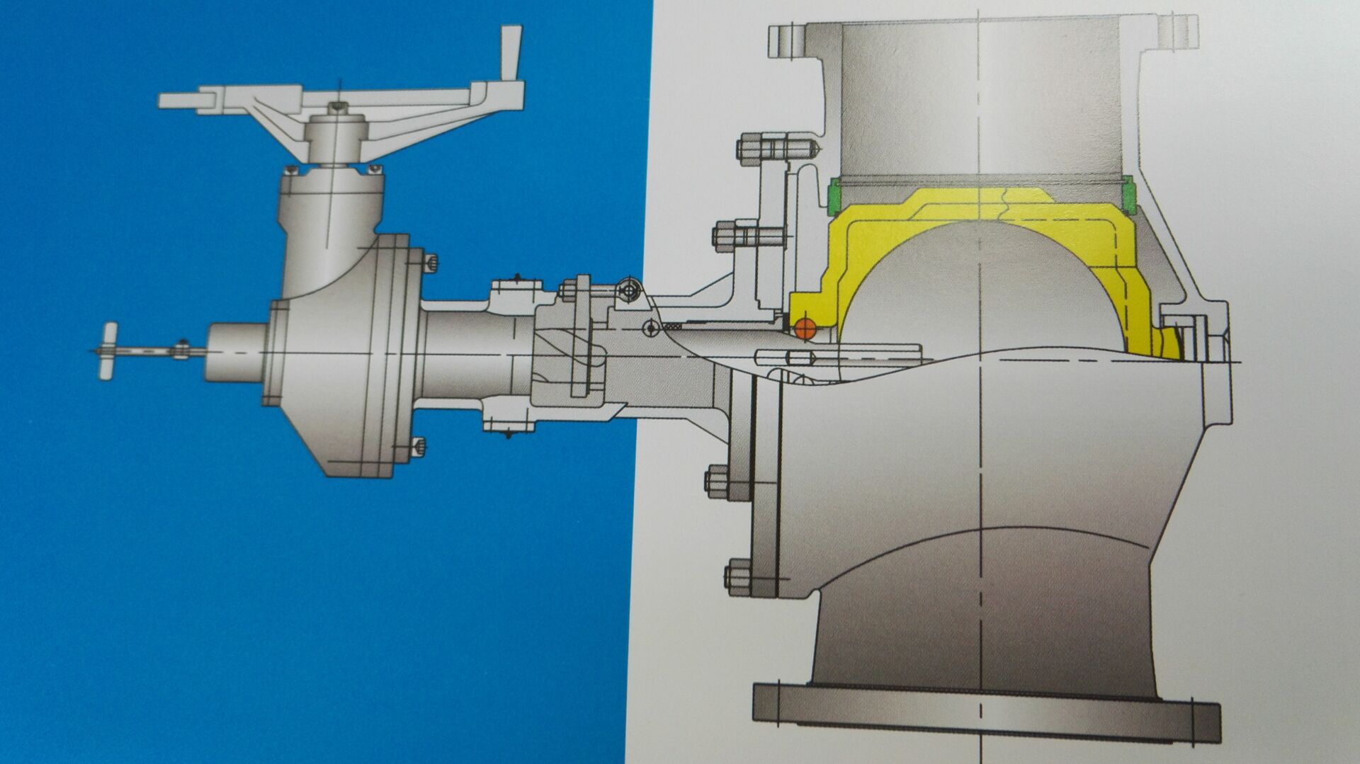 上裝式軌道球閥