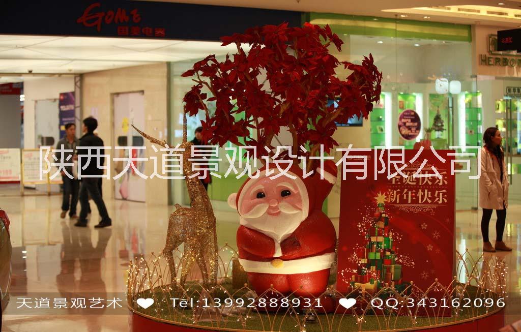 西安圣誕節(jié)美陳裝飾   西安商場圣誕節(jié)美陳設(shè)計(jì)