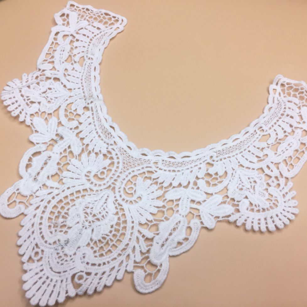 棉線水溶花邊 廣東棉線水溶花邊廠家  廣東棉線水溶花邊定制