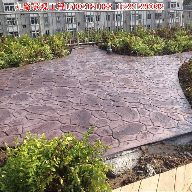 壓模地坪 壓?；炷?混凝土壓模