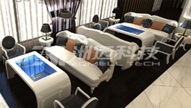 多點觸控式人機智能交互桌面電子簽名臺、互動投影墻、互動游戲