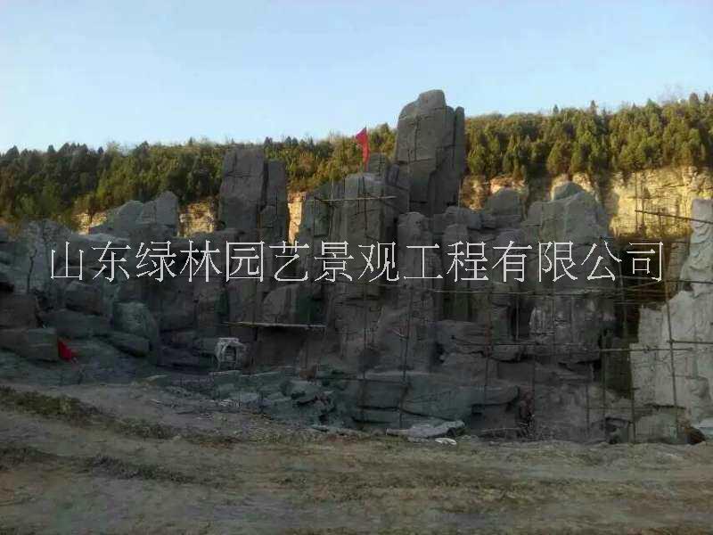 流水假山制作|園林假山景觀工程|假山制作價格|山東假山施工廠家