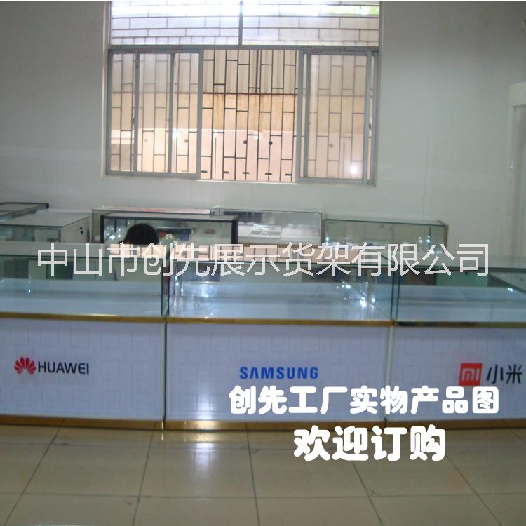 供應(yīng)蘭州手機(jī)展示柜LED燈玻璃手機(jī)柜臺三星小米手機(jī)柜臺直銷 手機(jī)展示柜臺