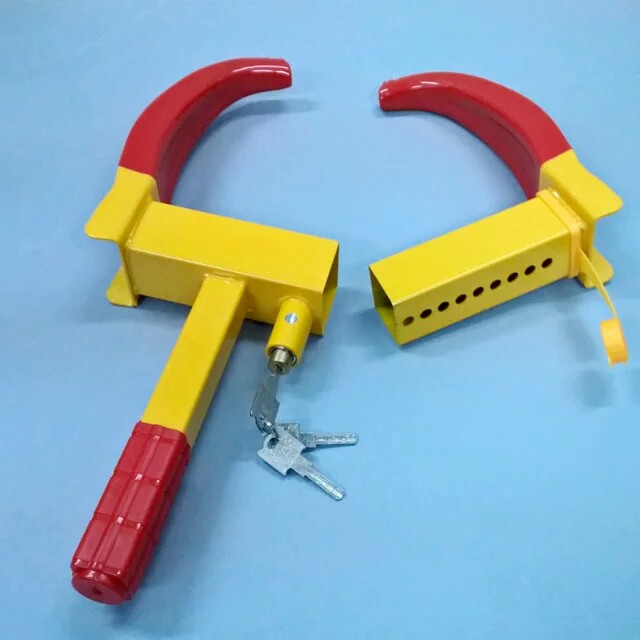 溫州輪胎鎖廠家 夾子鎖虎鉗批發(fā) 汽車輪胎車鎖 私家轎車牛角車輪鎖