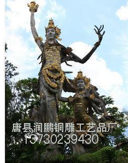 神像_銅神像_鑄銅神像制作-潤(rùn)鵬銅神像生產(chǎn)廠家