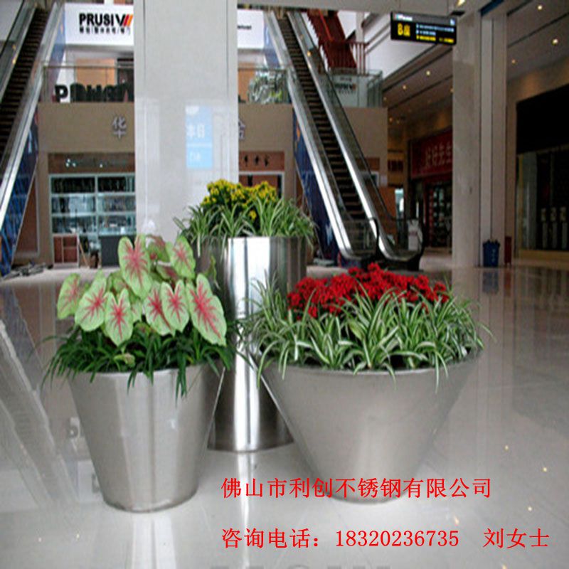 廠家定制歐美流行不銹鋼花盆 園藝落地不銹鋼花盆批發(fā)