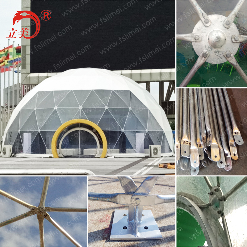 5-30米球形帳篷展覽活動篷房 戶外球形酒店帳篷設計 氣泡透明篷房銷售