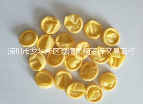 一次性乳膠手指套批發(fā)無(wú)塵米黃色手指套特價(jià)手指套防靜電