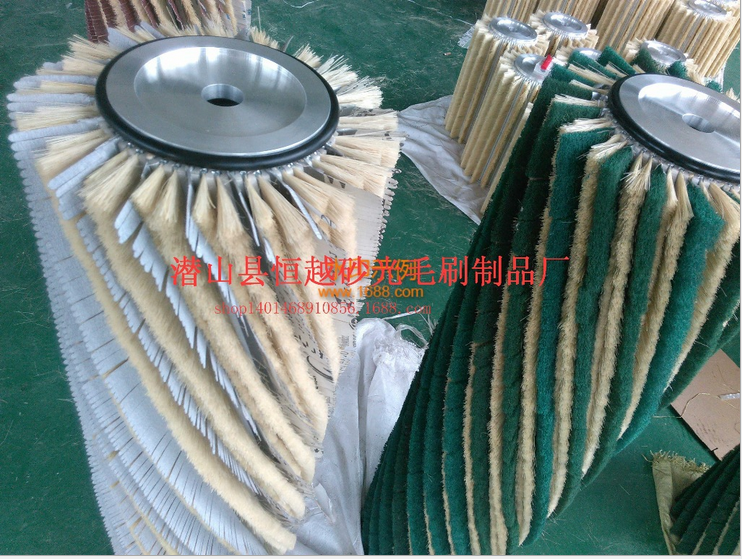 定做木工機(jī)械砂光機(jī)打磨拋光毛刷輥劍麻棕毛砂布條刷打磨拋光輪