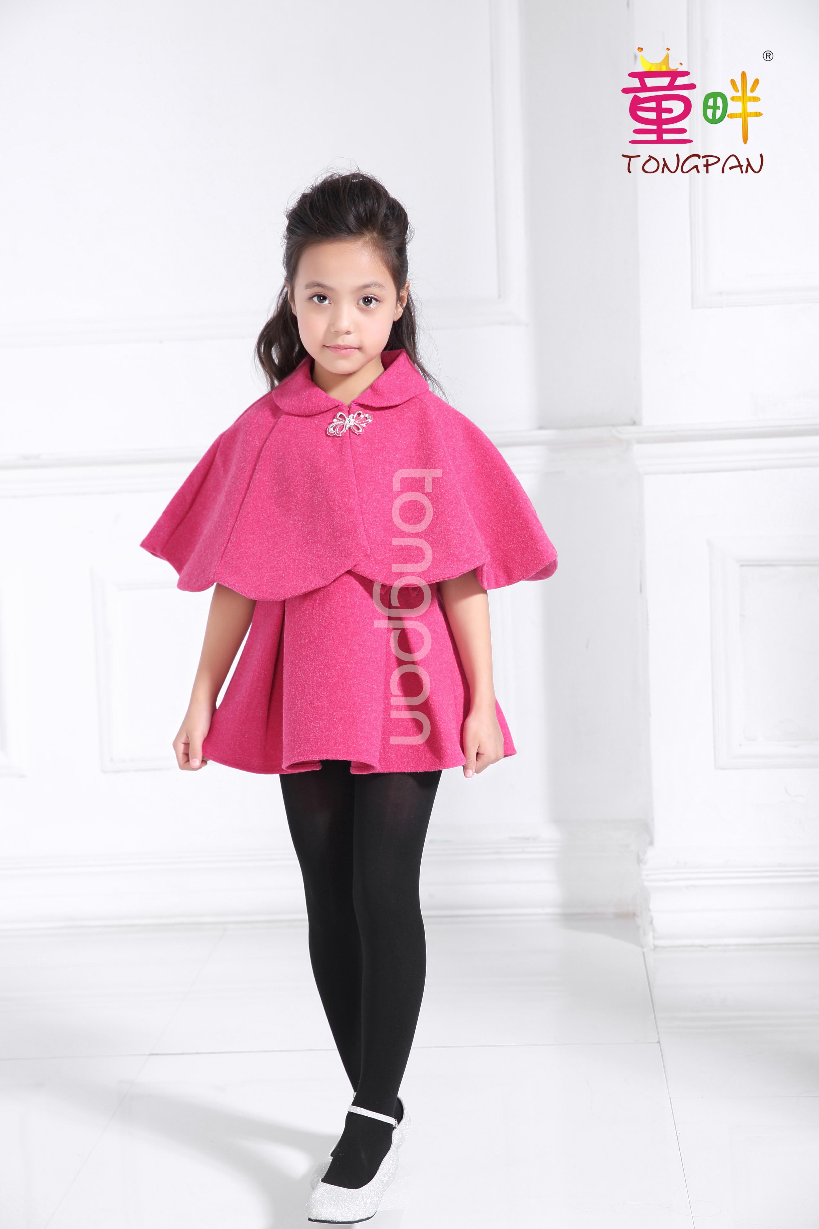 童畔兒童禮服*袖外套可愛(ài)直筒裙